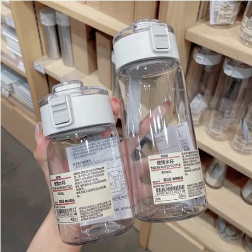 Korean-style INS New Minimalist Water Cup - Outdoor Portable Heat-resistant Shatterproof Cute Tumbler Wholesale
