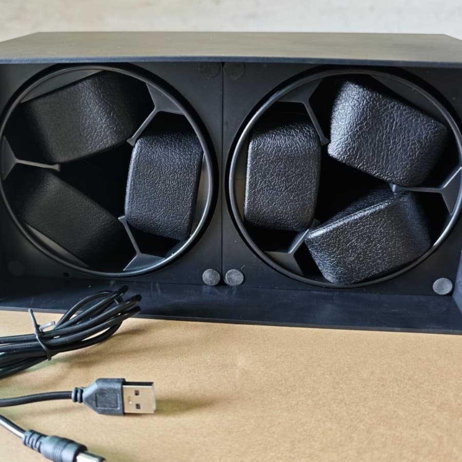6-Slot Watch Winder Mechanical Watch Storage Box Vertical Watch Shaker Watch Winder No Lid