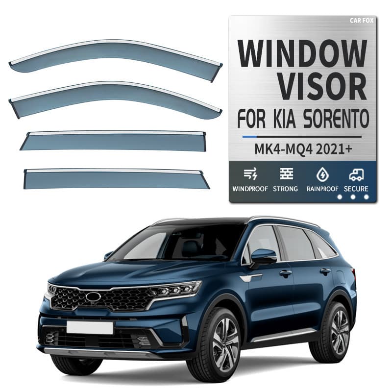 Suitable for Kia Sorento Rain Visor Rearview Mirror Rain Eyebrow Kia Sorento Window Visor