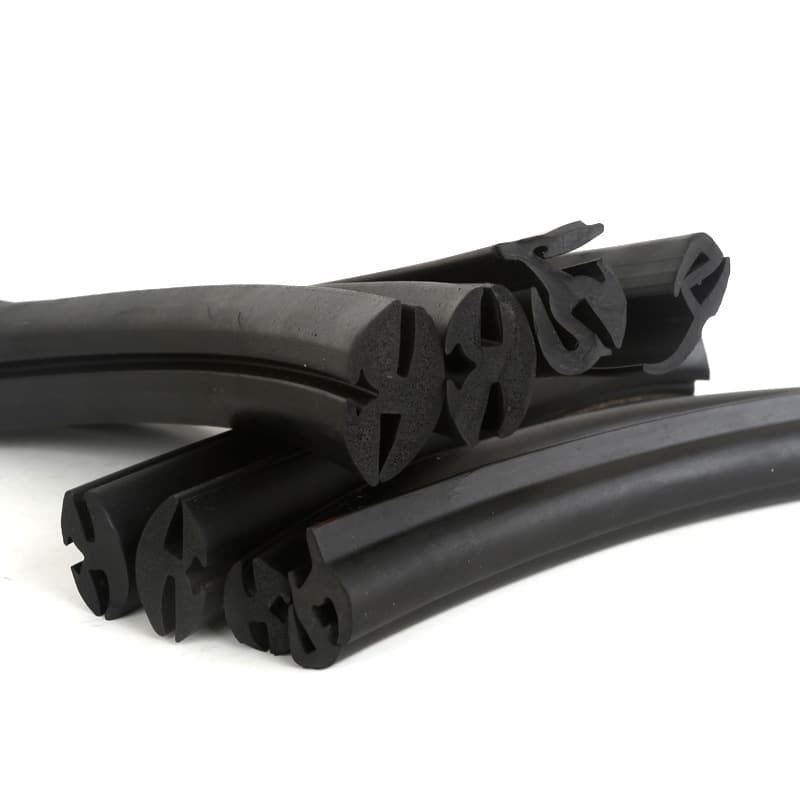 Three-Sided Seal Strip for Installing Glass Components, Automotive and Agricultural Vehicle Canopies, Mechanical Observation Windows, Rubber Decorative Protective Edge Trim