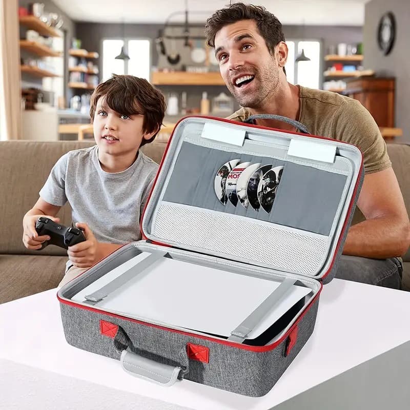 Thickened EVA PS5 Console Storage Bag Full Set Accessories Main Host Storage Box Controller Storage Case for Sony PlayStation 5