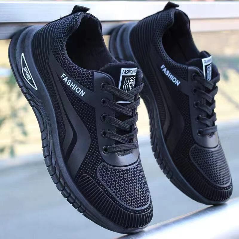 Men's Spring/Summer Leather Sports Shoes Casual Fashion Running Shoes Soft Sole