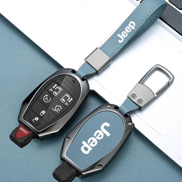 For Jeep Compass Key Case, Cherokee, Renegade, Grand Cherokee, Commander, Men and Women