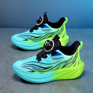 Boys' Shoes Mesh Breathable 2026 Summer New Big Kids Primary School Running Shoes Boys Sports Shoes