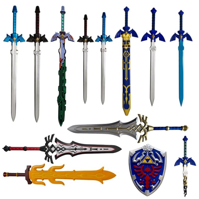 Legend of Zelda cos role play replica Sky Master Sword children's toy COS Comic Exhibition cross-border soft glue