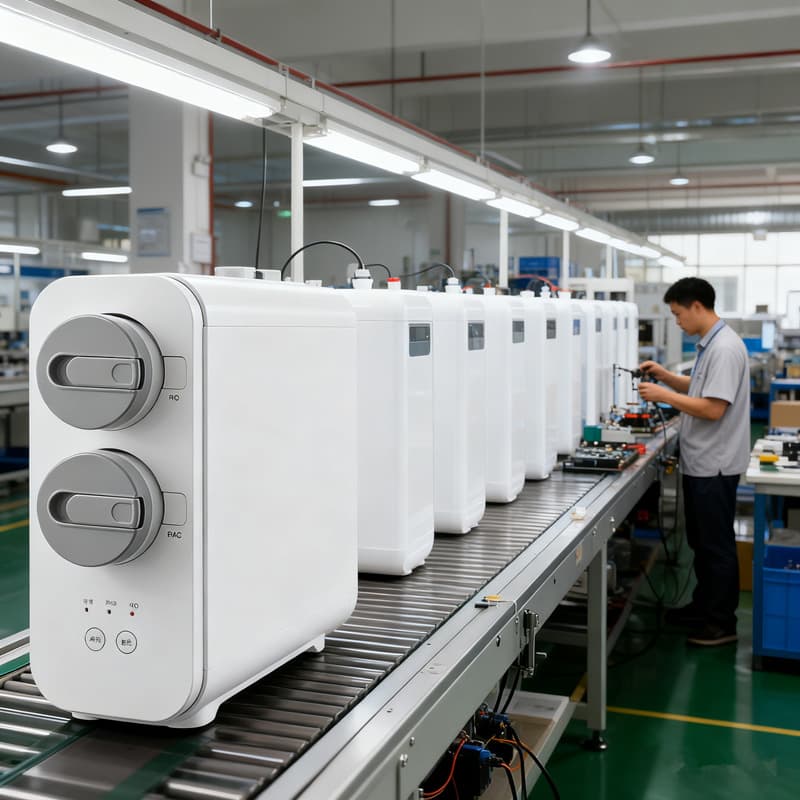 Factory Customized Dual Outlet Under-Sink Kitchen RO Reverse Osmosis Pure Water Machine for Home Use