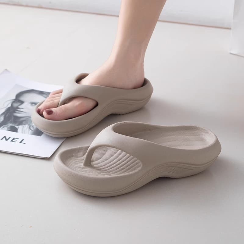 Men's EVA Flip Flops, Women's Outdoor Beach Sandals Toe Clip Slippers, Men's and Women's Sandals
