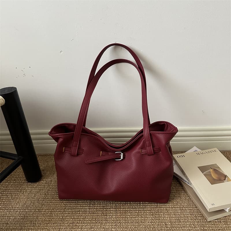 2026 Summer New Casual Tote Bag Large Capacity Tote Bag Simple Fashion Trendy Single Shoulder Large Bag for Women