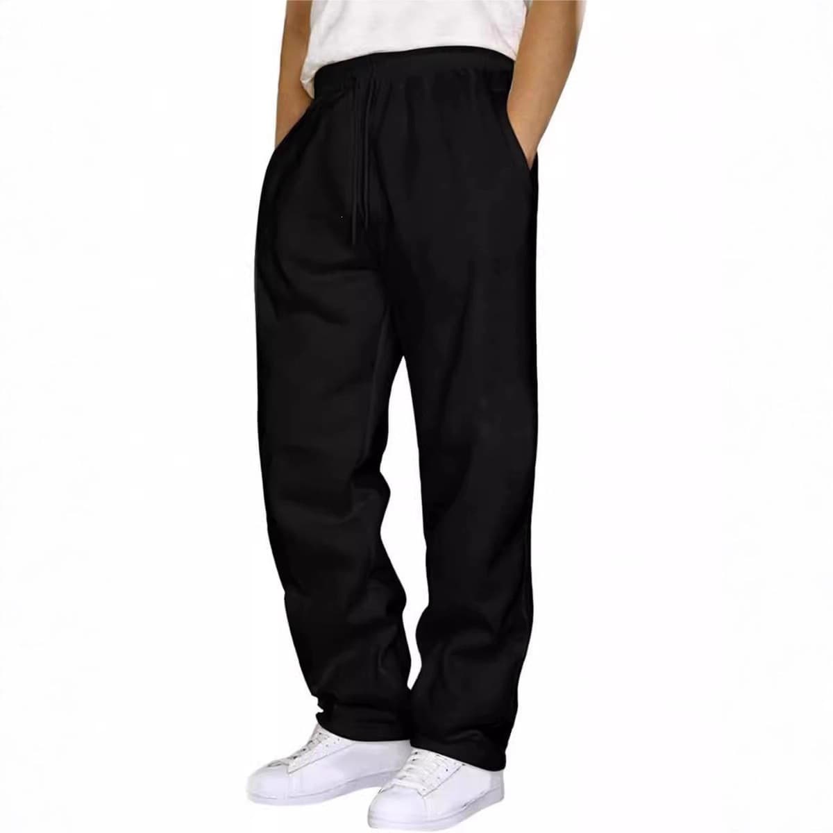 Cross-border Foreign Trade Amazon Hot Sale Unisex Wide-Leg Pants European and American Fashion Sports Casual Winter Wide-Leg Trousers
