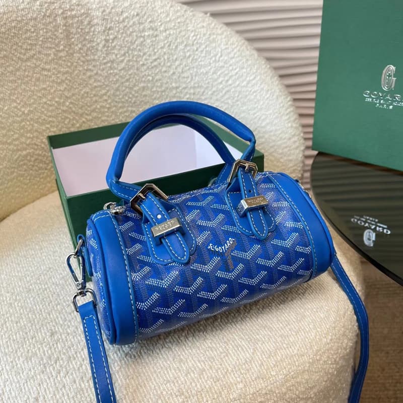Goyard New Vintage Retro Monogram Pillow Bag Mini Handheld Boston Shoulder Crossbody Bag for Women Trendy