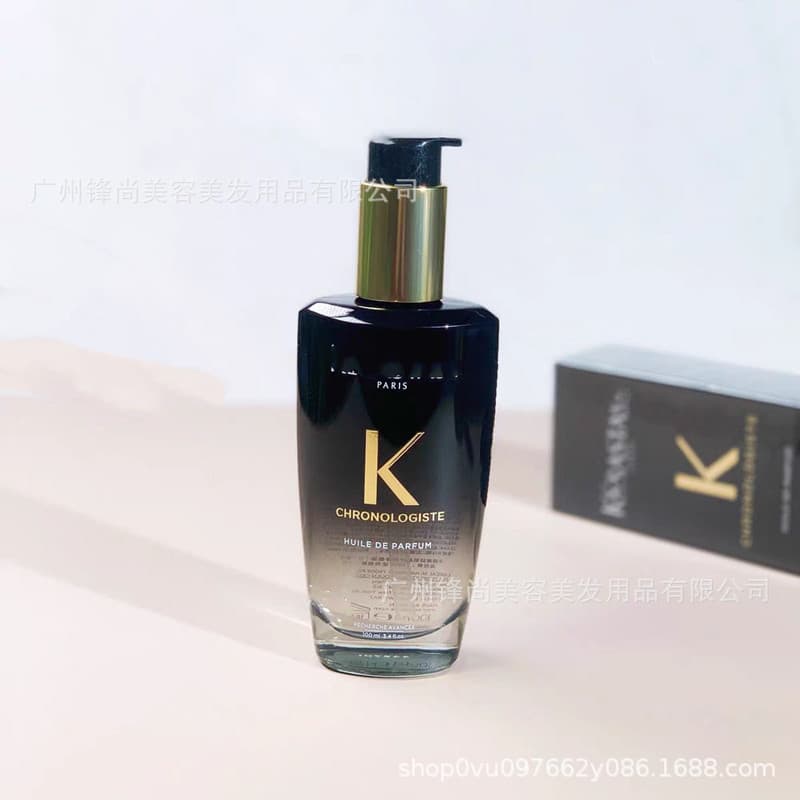 Black Diamond Hair Oil 100ml Premium Fragrance Salon Wholesale Long-Lasting Scent Heat and Color Damage Repair Purple