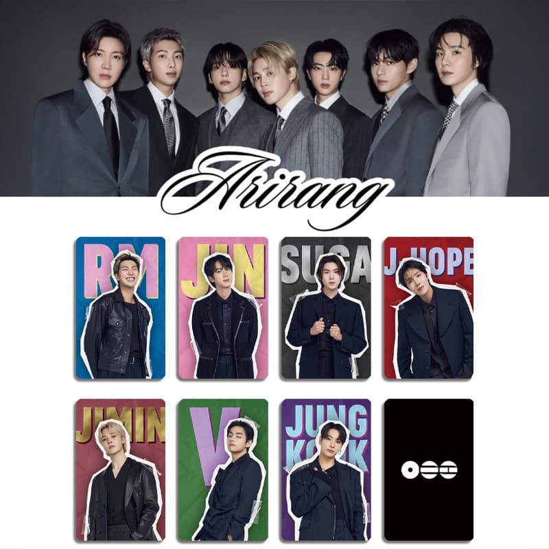 BTS 'ARIRANG' Comeback Celebration Photocard Special Card Collectible Card JK V Merchandise