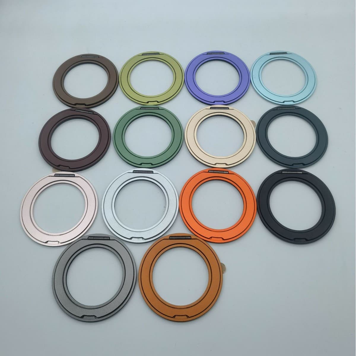 Cross-Border Phone Case Stand Factory Thin 360 Rotation Silent Magnetic Stand Compatible with Apple Android Universal 2.3