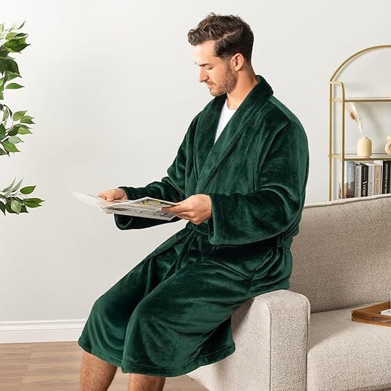 New Style Lapel Bathrobe for Couples, Cross-Border Trade, European and American Style, Women's Loungewear, Flannel Sleepwear for Men