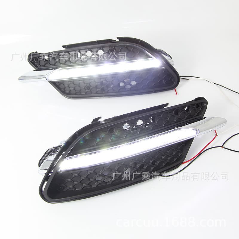 Compatible with 08-10 Mercedes-Benz C-Class W204 AMG Daytime Running Lights, Mercedes W204 Sport Edition Daytime Running Lights