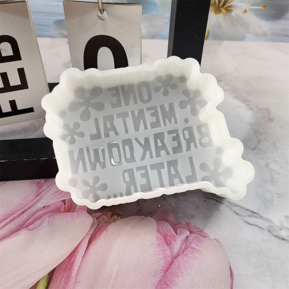 Z0102 Pumpkin Letter Aroma Mold Crystal Epoxy Silicone Mold DIY Decoration Silicone Mold