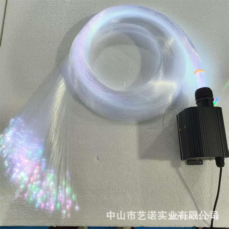 Affordable starry sky light set with breathing and flashing effects, cinema starry sky light, 0.75mm, 600 fiber optic cables, small package.