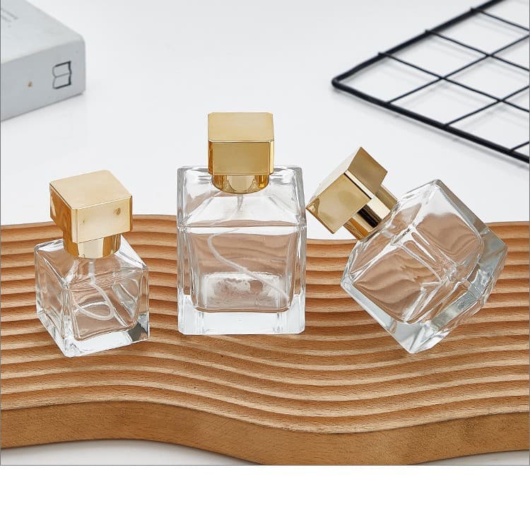 Wholesale Empty Glass Perfume Bottles Light Luxury High-end Sealed Cosmetic Sub-bottles Transparent Spray Bottles Multi-spec
