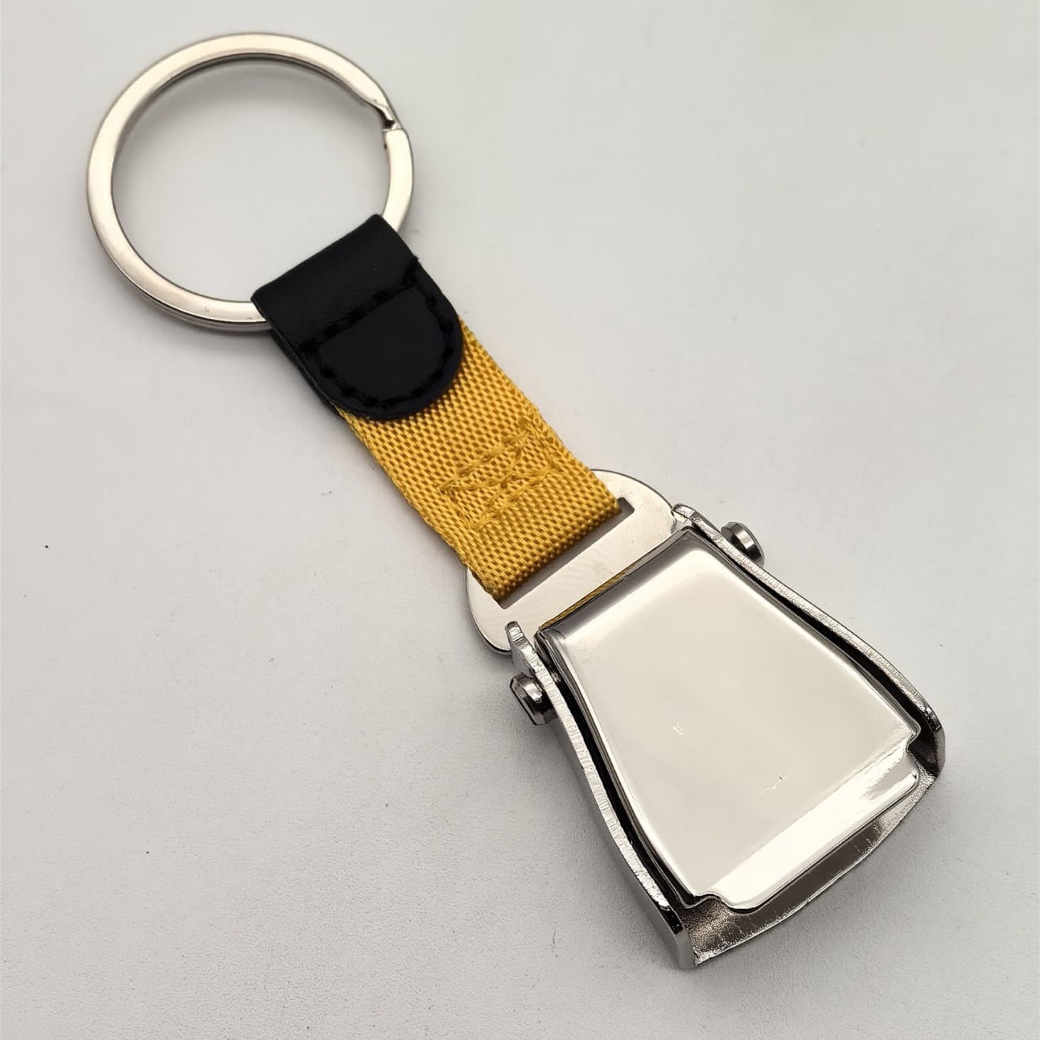 Nylon webbing aviation gift aircraft keychain safety buckle keychain seatbelt keychain