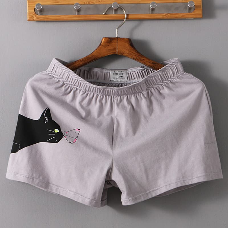 Extra Large Loose Men's Cotton Boxer Briefs, Comfort Fit, Flat Front, Shorts, Plus Size, Thin