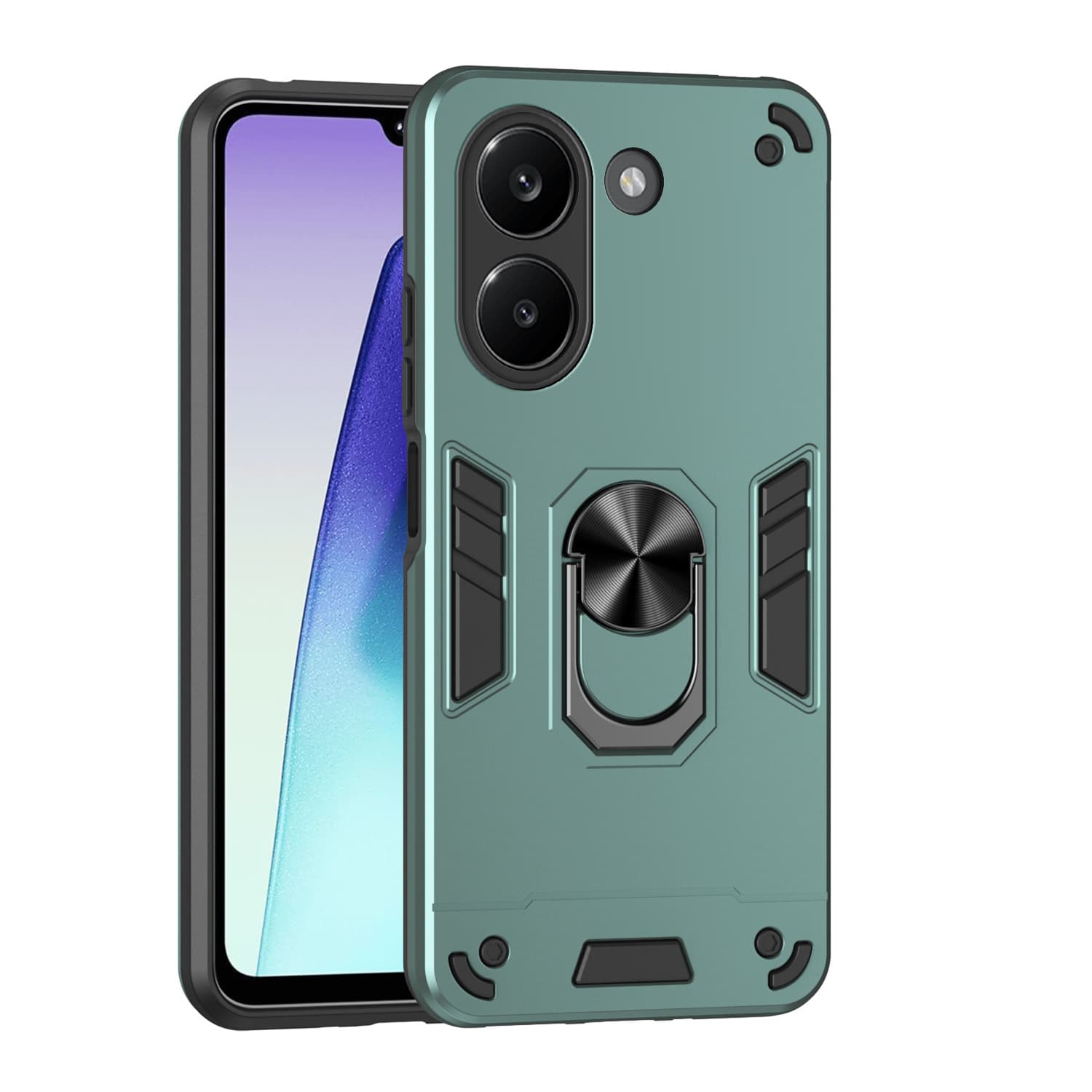 Magnetic Car Mount Phone Case for Xiaomi POCO X8 PRO, Shockproof Protective Cover with Integrated Stand