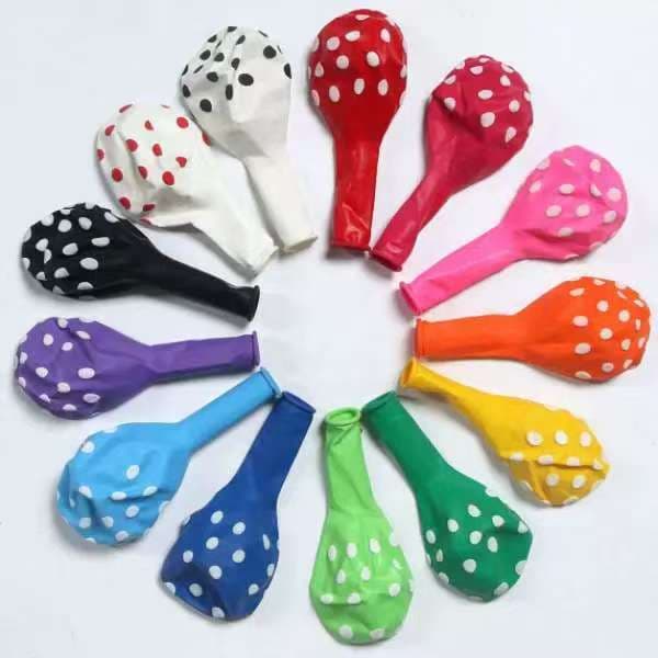 12-inch thickened 2.8g polka dot balloon wedding decoration candy color dot bubble polka dot balloon photo graduation