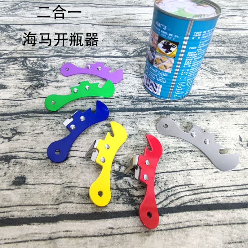 Stainless Steel Can Opener Compact Bottle Opener Colorful Beer Opener Cross-Border Multi-Functional Convenient Mini