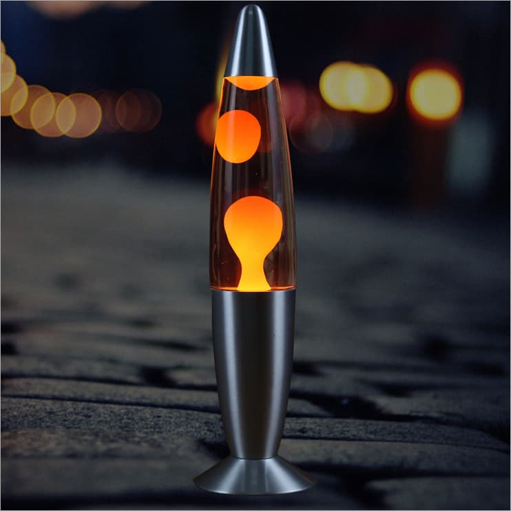 European Standard Lava Lamp Metal Base Candle Lamp Volcanic Magma Lamp Creative Decorative Lamp Jellyfish Lamp