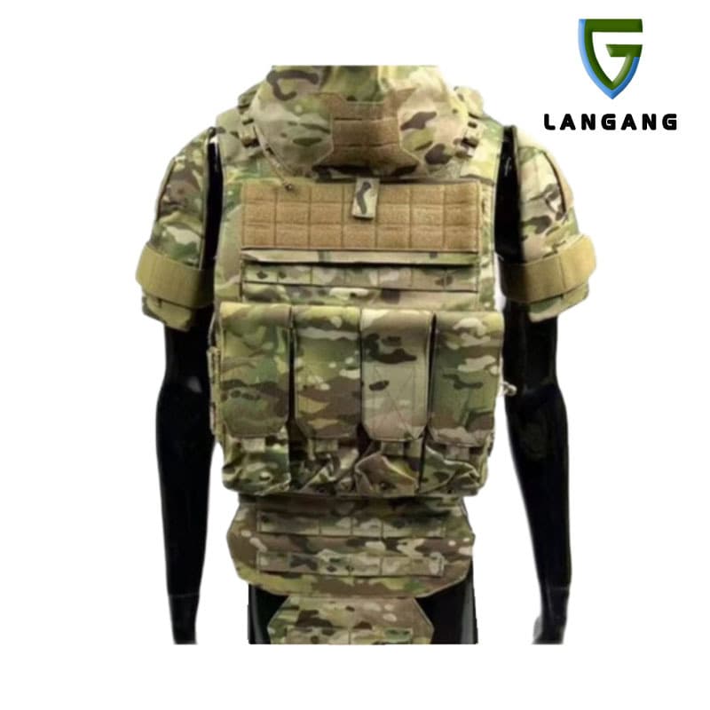 Bulletproof Vest Soft Level 6 Full Protection NIJ Grade Outdoor CP Camouflage Multi-color Tactical Vest Soft Body Armor Factory