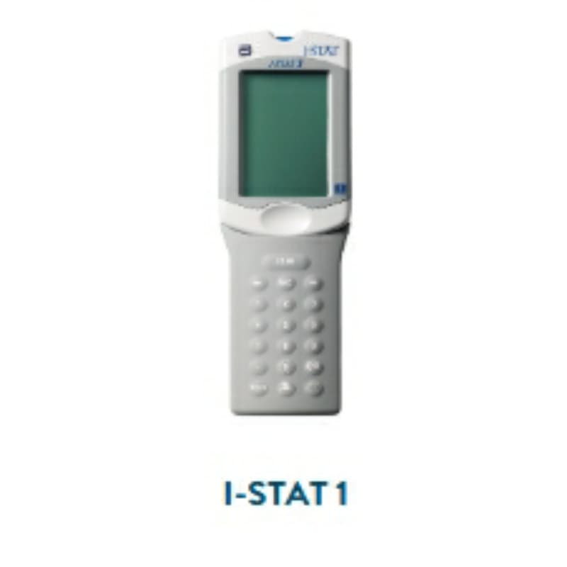 Abbott i-STAT 1 Handheld Blood Gas Analyzer: Portable, easy to use, simple operation, and efficient testing.