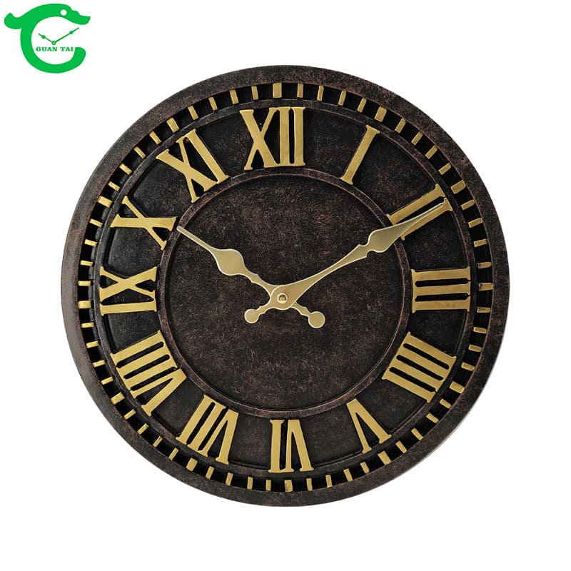 Outdoor Waterproof Wall Clock, Garden Clock for Amazon, Living Room Decorative Outdoor Garden Timepiece