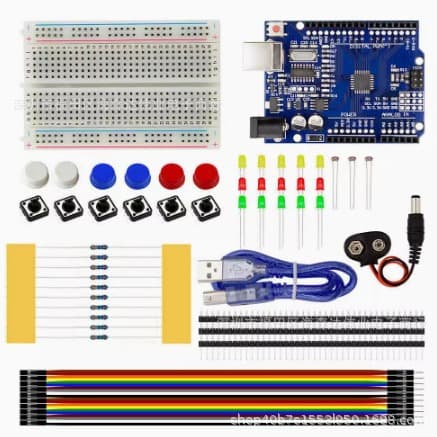 Starter Kit UNO R3 mini 13-in-1 Kit - Mini Breadboard with LED Jumper Cables