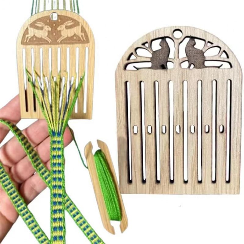 Amazon Best-Selling Creative Loom Kit for Band Weaving, Wooden Backstrap Loom Kit