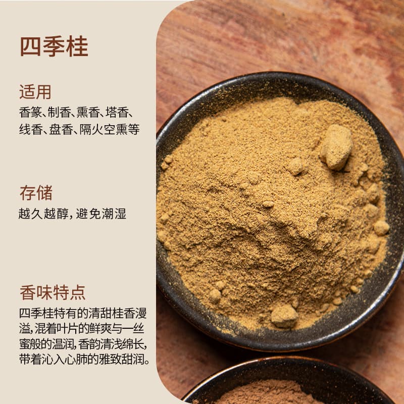 Agarwood Powder Wholesale Sandalwood Powder Natural Jiangzhen Xiang Pine Cone Incense Chinese Herbal Floral Blend Handmade Incense Base Material