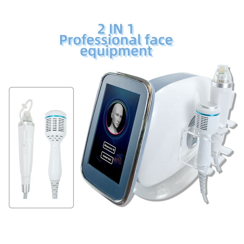 Foreign Trade Exclusive Version Gold Radio Frequency Microneedle and Ice Hammer Dual-Function Device for Import, Lifting, Tightening, and Fine Line Reduction