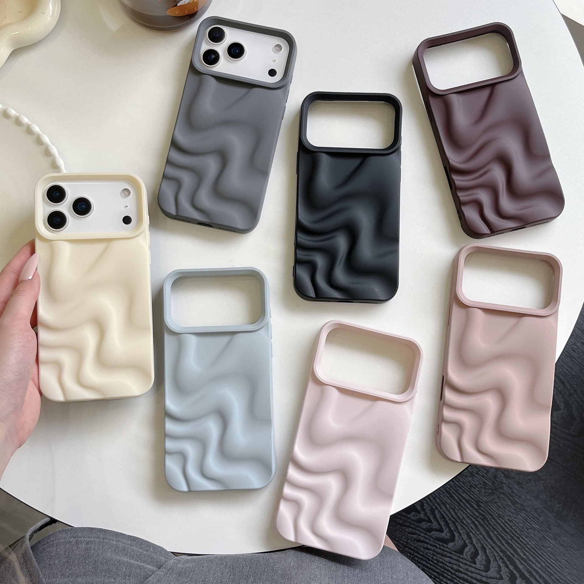 Simple solid color anti-drop matte case for iPhone 17 Pro Max, 16 Pro, 14/15, 13 Pro Max