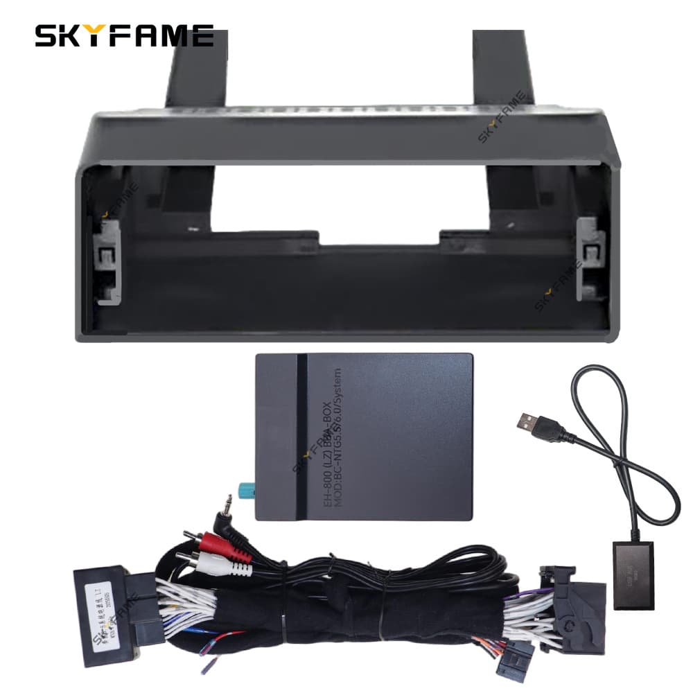 Universal Trim Frame 05-19 Benz C Class Mercedes C-Class GLC V-Class NTG5.5 6.0 Modification Dash Kit