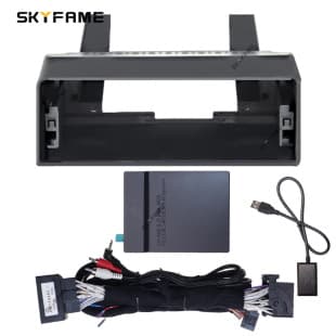 Universal Trim Frame 05-19 Benz C Class Mercedes C-Class GLC V-Class NTG5.5 6.0 Modification Dash Kit