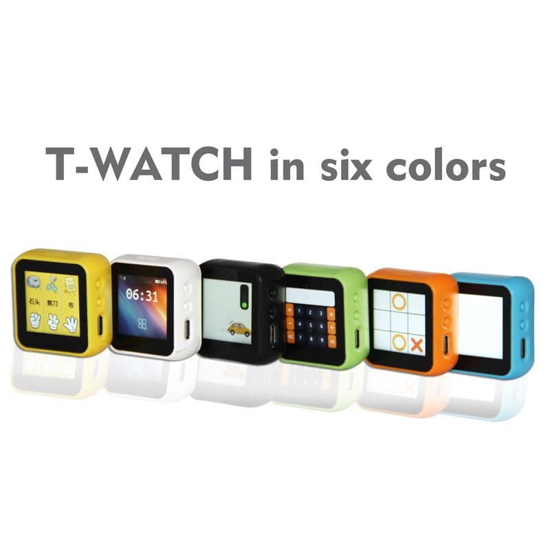 LILYGO® T-WATCH capacitive touch screen 1.54-inch ESP32 vibration motor speaker pedometer