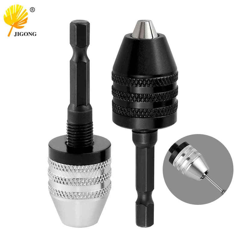Hexagonal shank drill bit electric drill chuck three-jaw chuck round shank adapter twist drill bit conversion electric grinder drill chuck