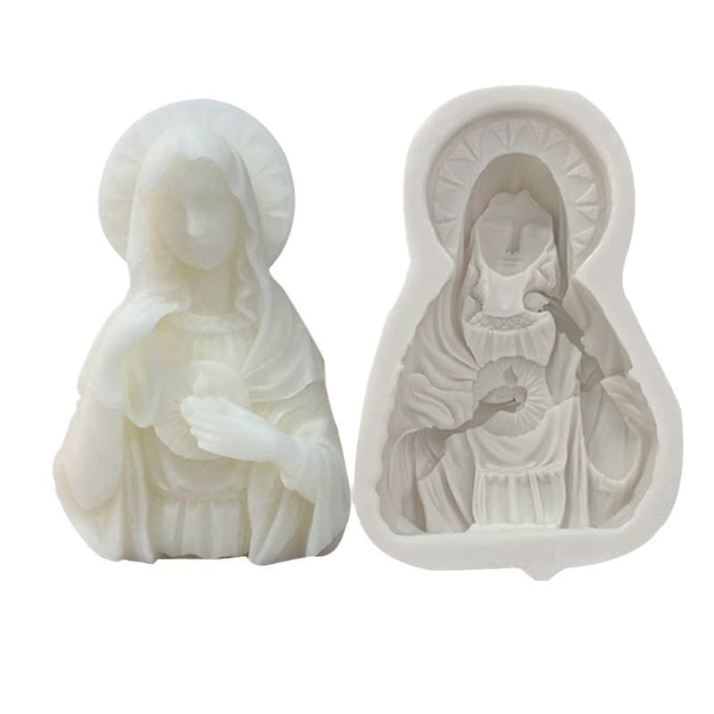 Cross-border Family Aromatherapy Candle Silicone Mold Home Decoration Mother's Day Statue Mousse Photography Decoration Prop