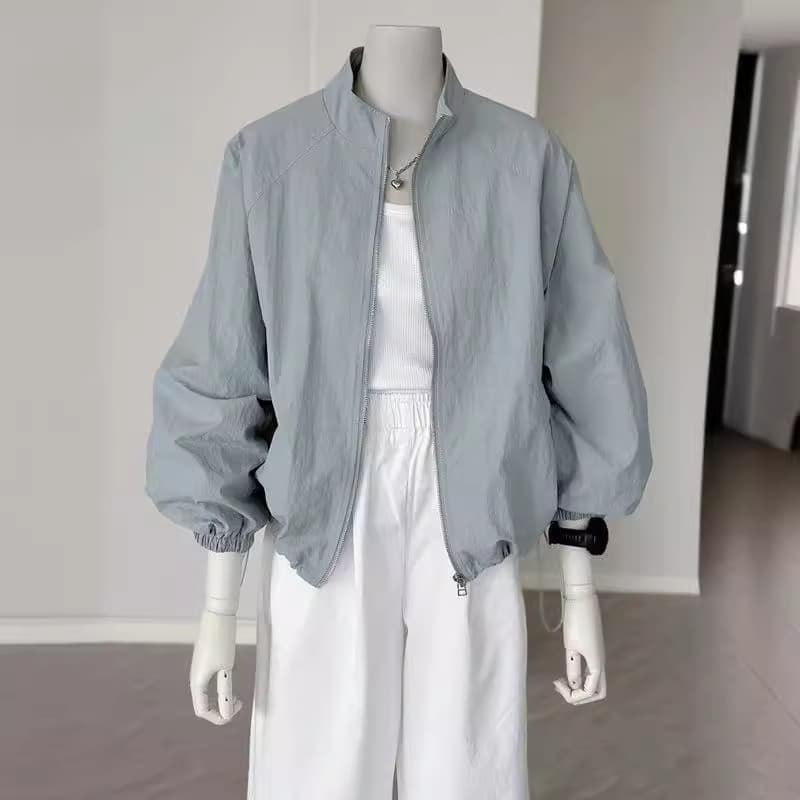 Korean Sun Protection Clothing for Women, Thin Coats, Casual Jackets, Spring and Summer Outdoor Casual Versatile Sports Jackets for Women