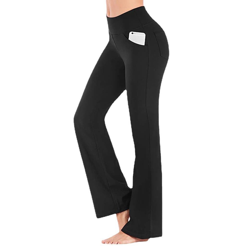 Loose Pocket Casual High-Waist Yoga Leggings Women's Pants YJ322 Butt Lift Slim Leg