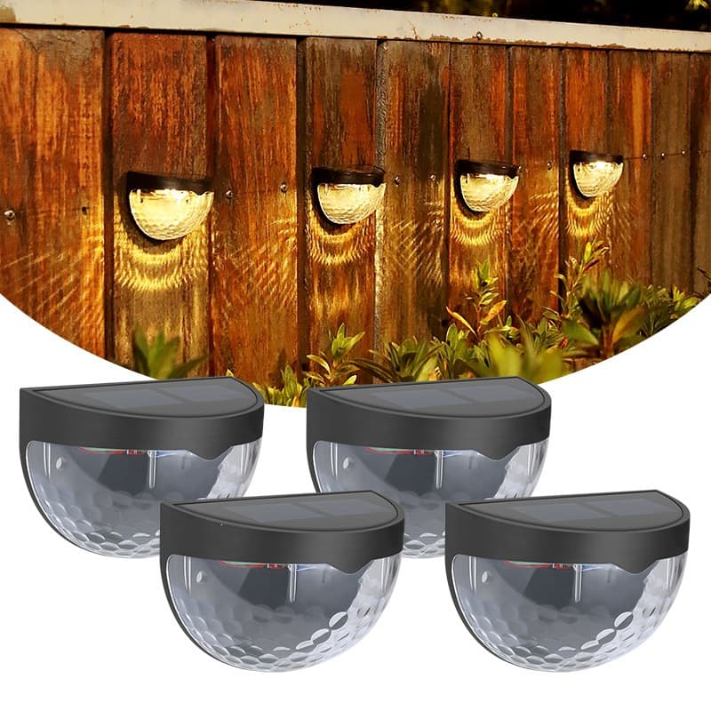 Solar Wall Light Outdoor Washing Wall Light Garden Courtyard Light Shadow Night Light Balcony Step Light Decorative Fence Light