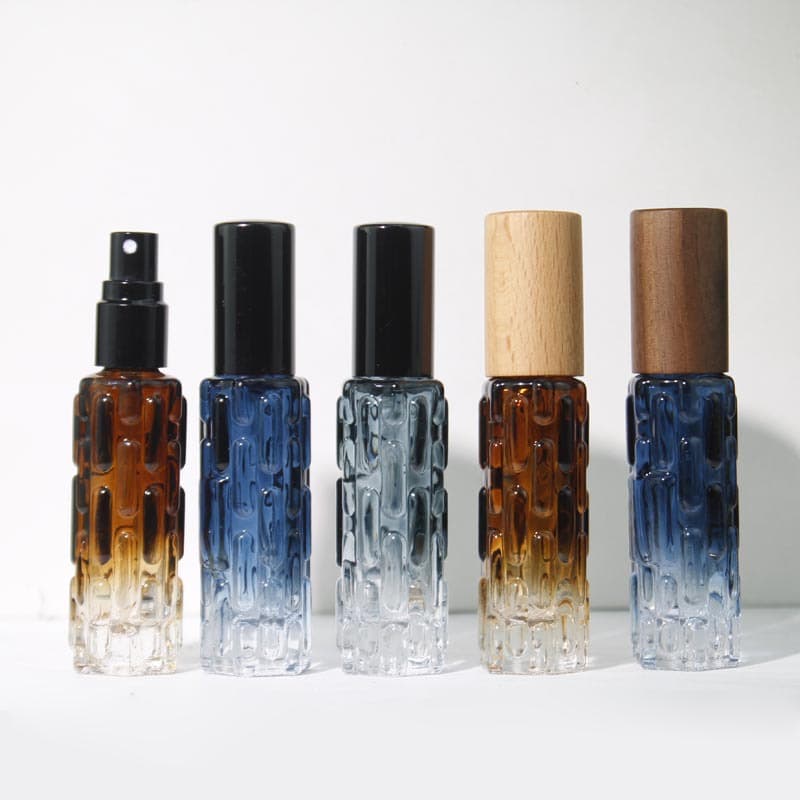 5ml 10ml Perfume Glass Bottle Gradient Premium Perfume Spray Bottle Sample Perfume Refillable Spray Bottle Wholesale