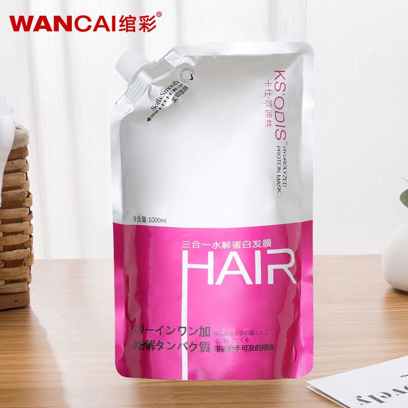 Kashiodis Three-in-One Hydrolyzed Protein Hair Mask Smooth Frizz Dry Damaged Permed Dyed