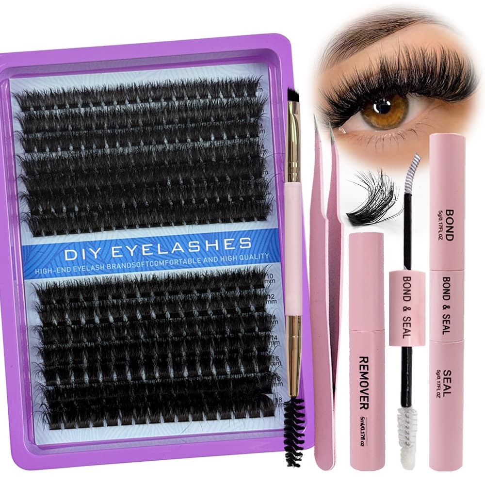 Lash Clusters Kit 80D+100D Thin Soft Lashes Extensions Set