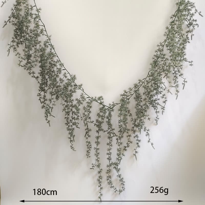 Christmas Vine Prickly Pine Hanging Decor for Home Door Hanging, Wedding Photo Prop Scene Atmosphere Hanger