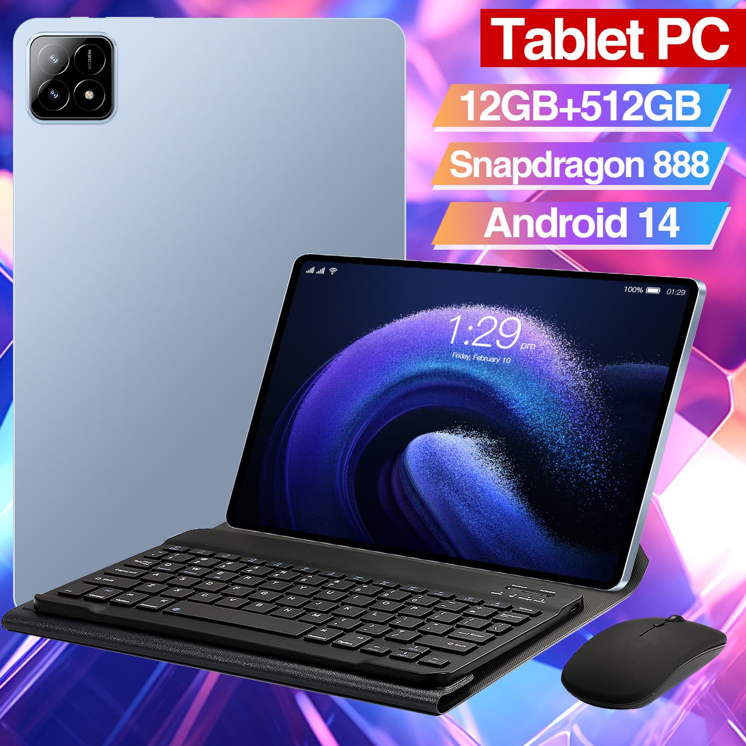 Cross-border Tablet 2024 New Model 10.1-inch Factory Direct Wholesale Powerful Performance 6S PRO
