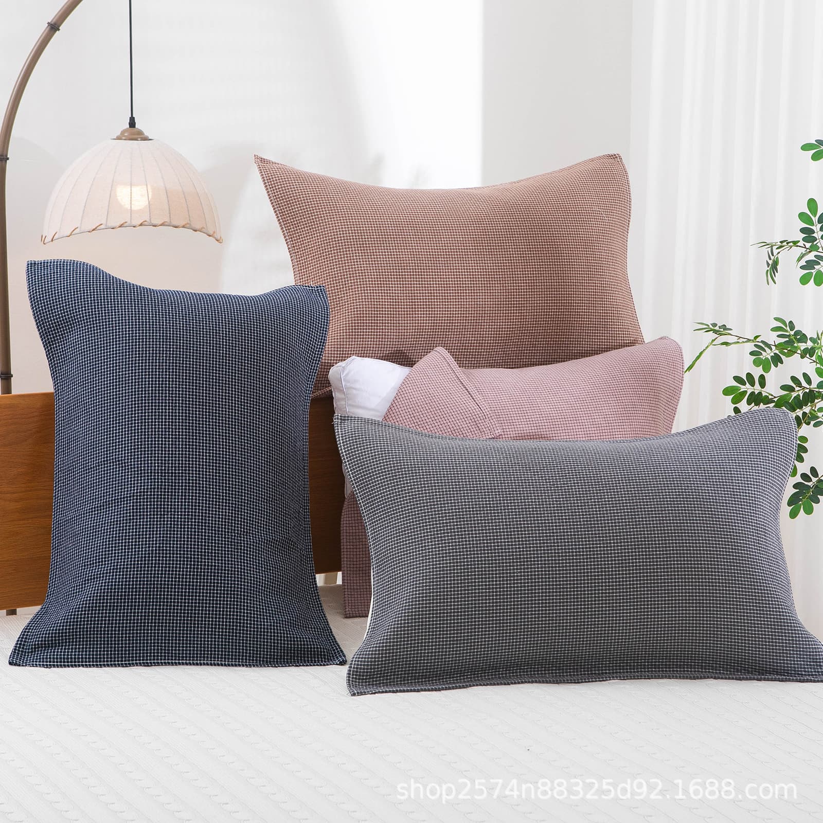 Men's 2025 New Style Pure Cotton Gauze Pillowcase/Cover for Men - Anti-Oil, 100% Cotton
